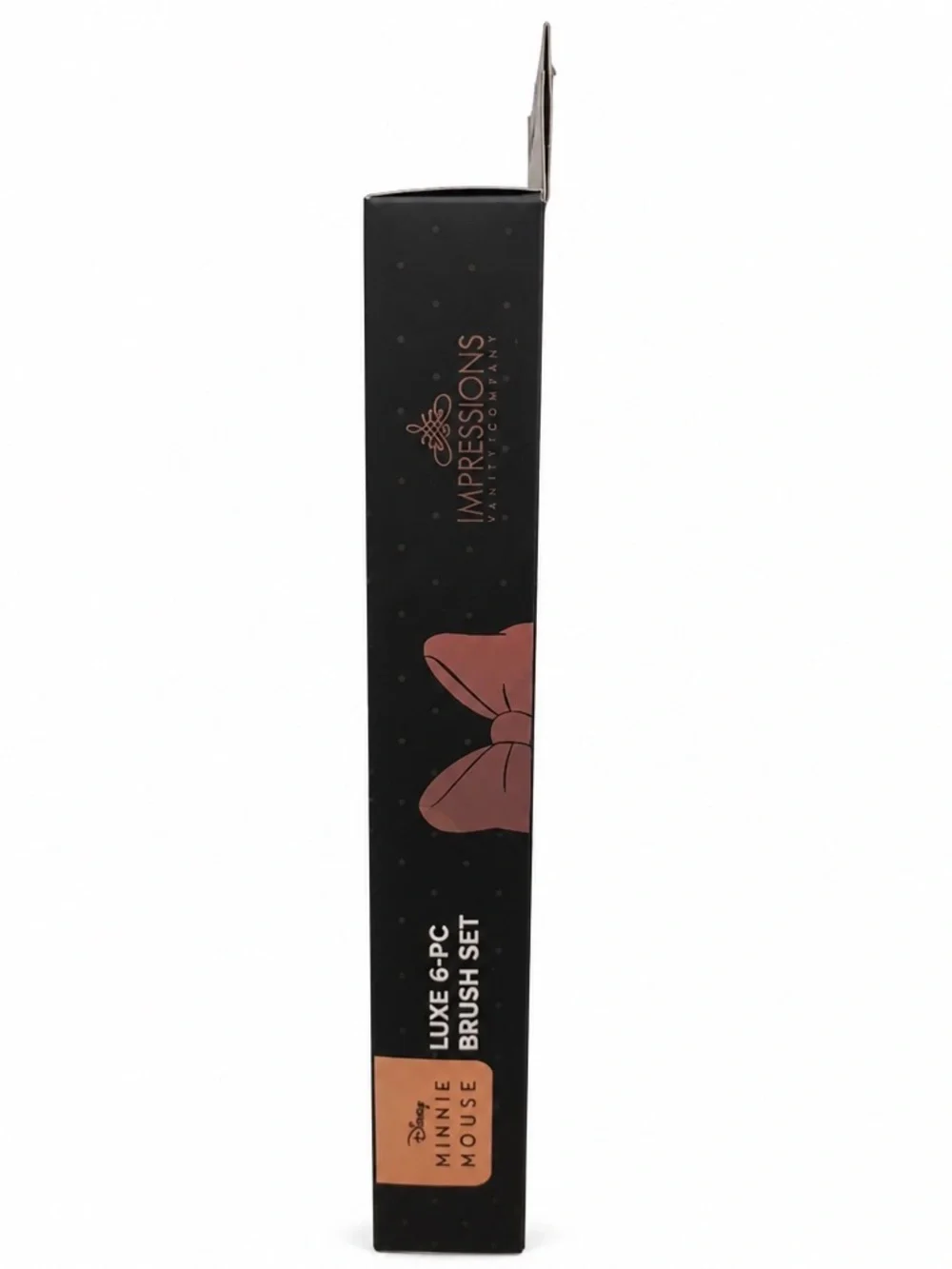 Impressions Vanity Disney Minnie Mouse Luxe 6PC Brush Set Rose Gold NIB